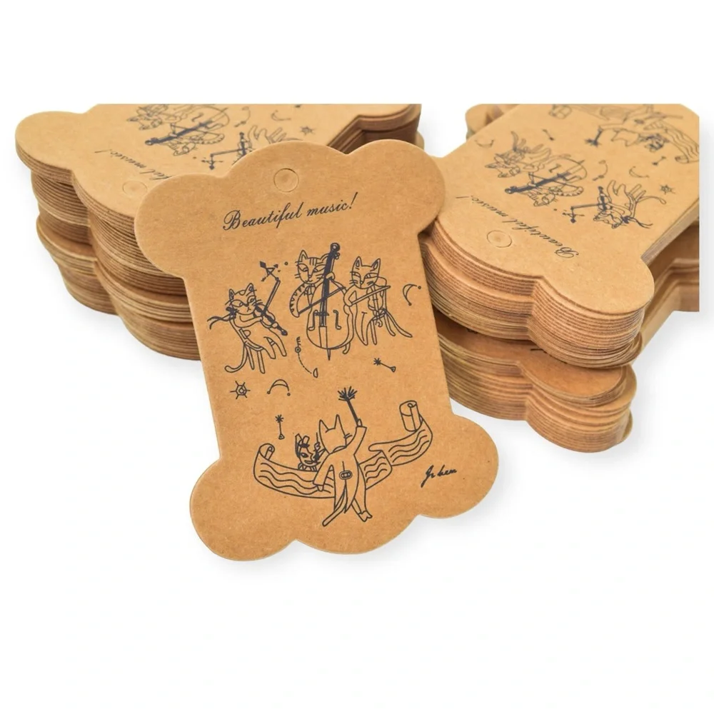 Wholesale‎ Kraft Cards Paper Flat Storage Display Bobbin Spool Cord Chain Thread